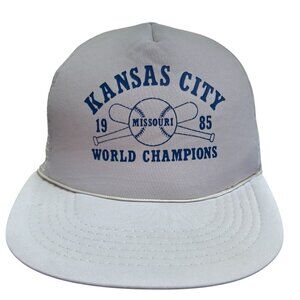 Vintage Kansas City Royals 1985 World Series Trucker Hat